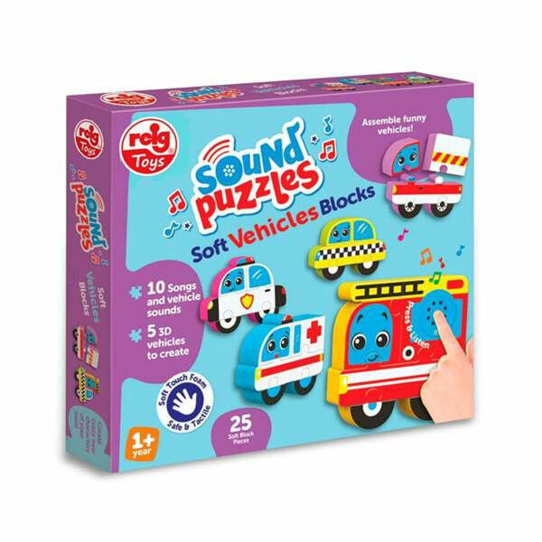 układanka puzzle Reig Pojazdy