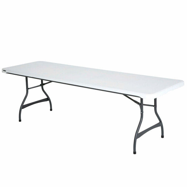 Table Klapptisch Lifetime Weiß 244 x 74 x 76 cm