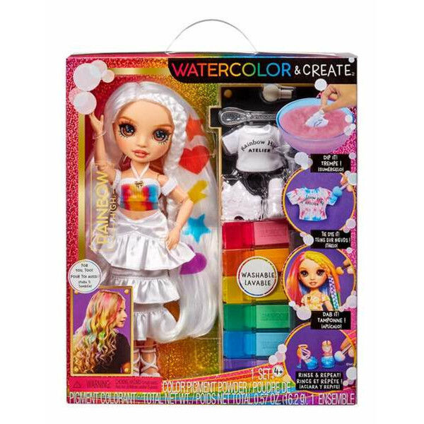Lalka MGA Rainbow High WaterColor & Create 22 cm