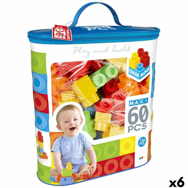 Bloki Konstrukcyjne Color Block 60 Części