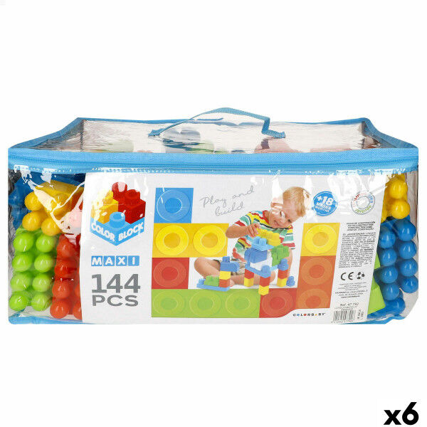 Bloki Konstrukcyjne Color Block 144 Części