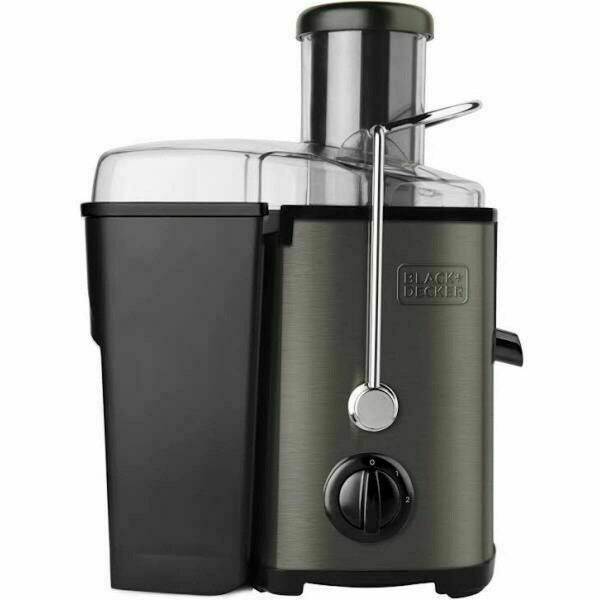 Entsafter Black & Decker Schwarz Grau 600 W 1,2 L (Restauriert A)