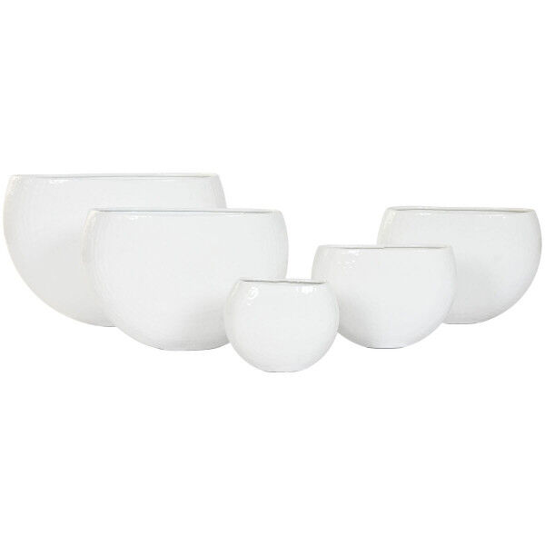 Doniczka Home ESPRIT Biały Aluminium 54 x 24 x 36 cm 54 x 25 x 36 cm (5 Sztuk)