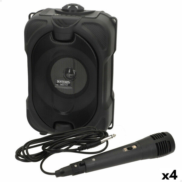 Głośnik z Mikrofonem Karaoke Bontempi 4 Sztuk