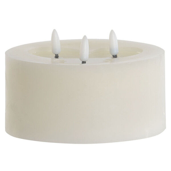 LED Žvakė Home ESPRIT Rusvai gelsva 15 x 15 x 7 cm (AA)