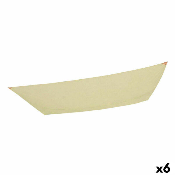 Żagle przeciwsłoneczne Aktive Prostokątny Krem 200 x 0,5 x 300 cm (6 Sztuk)