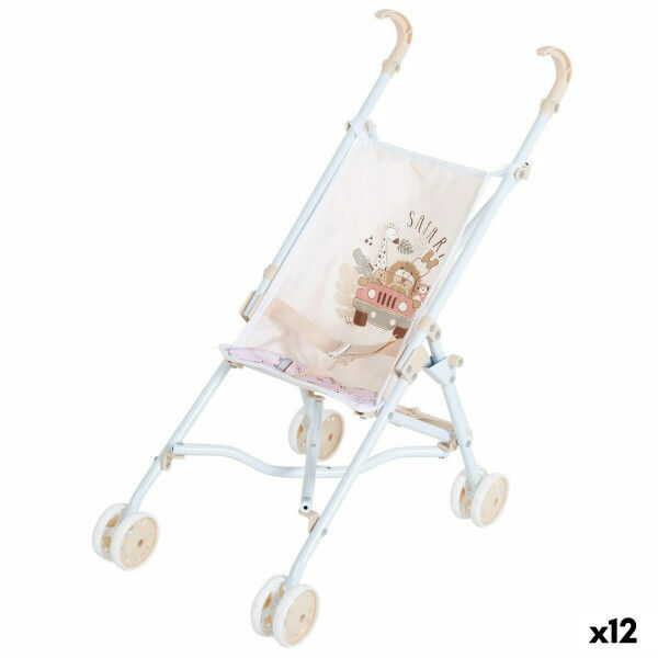 Silla para Muñecas Colorbaby Safari 27 x 56 x 53 cm Plegable 12 Unidades