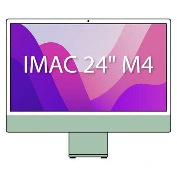 Viskas viename Apple MWUY3Y/A 256 GB SSD 23,5" M4 16 GB RAM