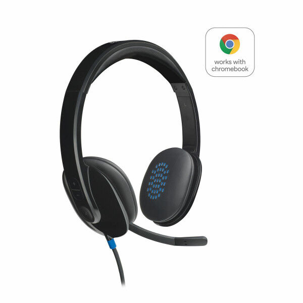 Gaming-Kopfhörer mit Mikrofon Logitech V364536 Schwarz