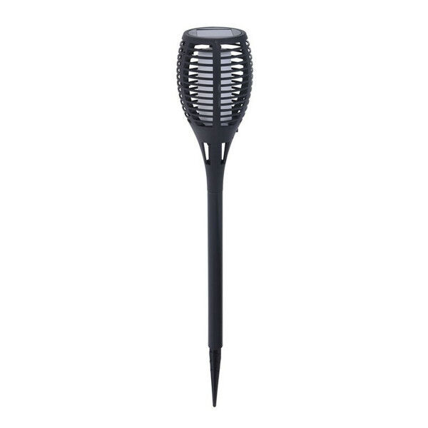 Borne de jardin solaire Progarden Noir polypropylène Ø 10 x 58 cm Solaire Effet flamme