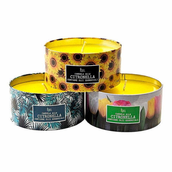 Fliegenvertreiber Magic Lights Fantasía 100 g 9,5 x 9,5 x 4,5 cm Zitronella