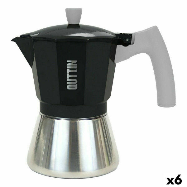 Itališkas Kavinukas Quttin Aliuminis Plienas 3 Puodeliai 150 ml (6 vnt.)