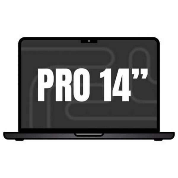 Laptop Apple MCX04Y/A 14,2" M2 M4 24 GB RAM 1 TB SSD Qwerty Spanisch