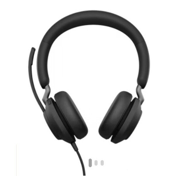 Kopfhörer mit Mikrofon Jabra Schwarz
