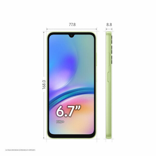 Smartfony Samsung Galaxy A05S 6,7" Qualcomm Snapdragon 680 4 GB RAM 64 GB Kolor Zielony