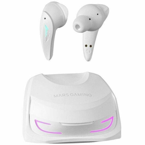 Headphones with Microphone Mars Gaming MHIULTRAW White