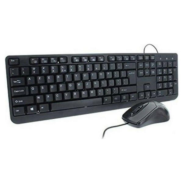 Tastatur mit Maus Mobility Lab ML309415 AZERTY Schwarz