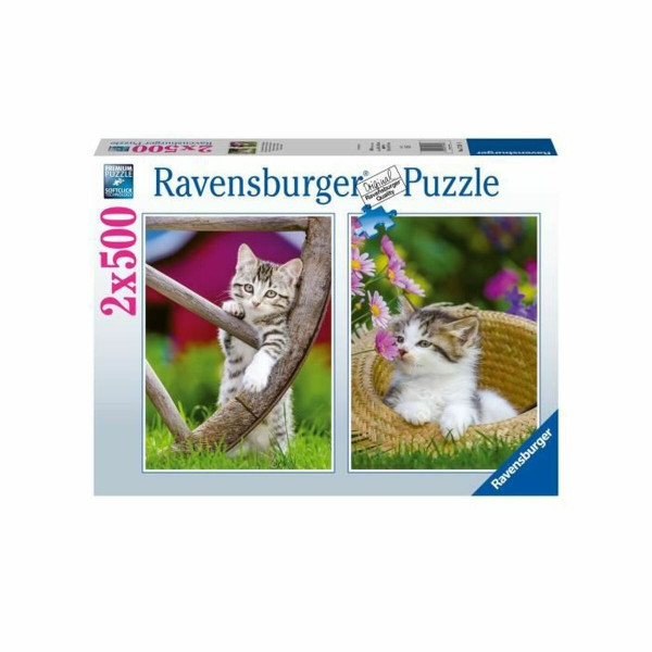 układanka puzzle Ravensburger Kittens 2 x 500 Części