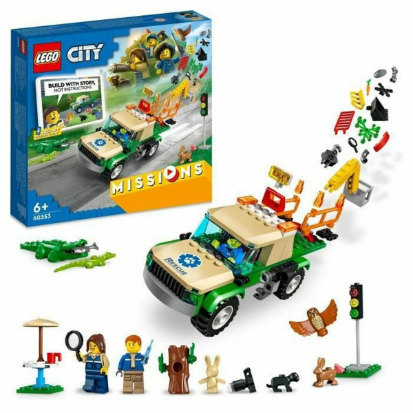 Statybos rinkinys Lego City 60353 Wild Animal Rescue Missions