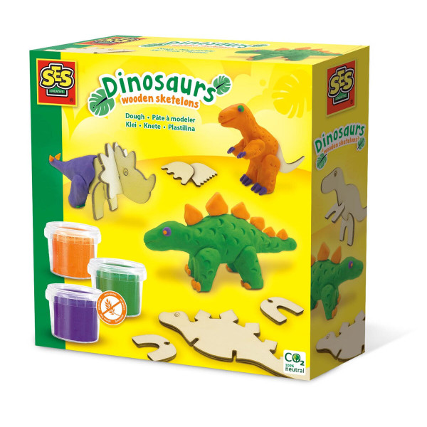 Knetspiel SES Creative Dinosaurs Glutenfrei