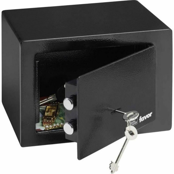 Saugumo dėžutė Burg-Wachter 17 x 23 x 17 cm Juoda Metalinis
