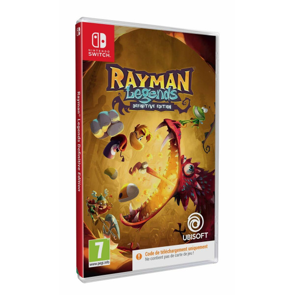 Jeu vidéo pour Switch Ubisoft Rayman Legends Definitive Edition Code de téléchargement