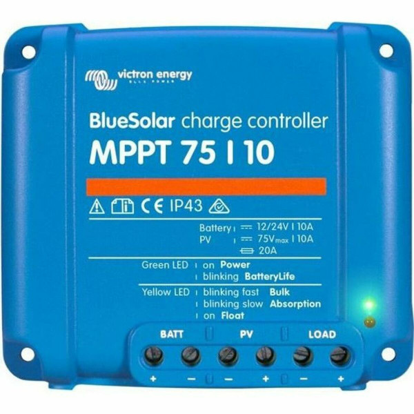 Valdiklis Victron Energy MPPT - 75/10 USB įkroviklis 12/24 V 10 A Saulės energijos