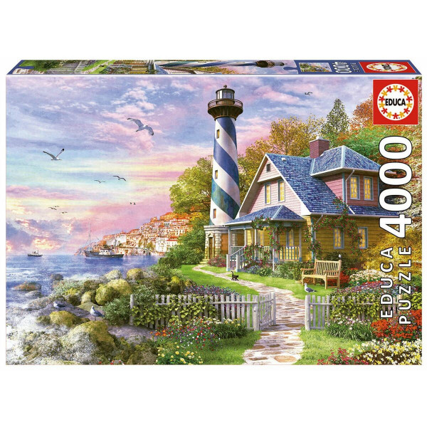 Puzzle Educa Phare In Rock Bay 4000 Pièces