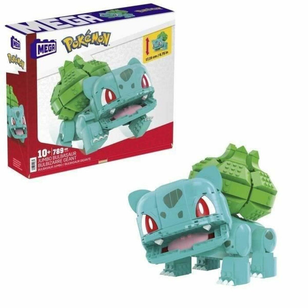 Statybos rinkinys Pokémon Mega Construx - Jumbo Bulbasaur 789 Dalys