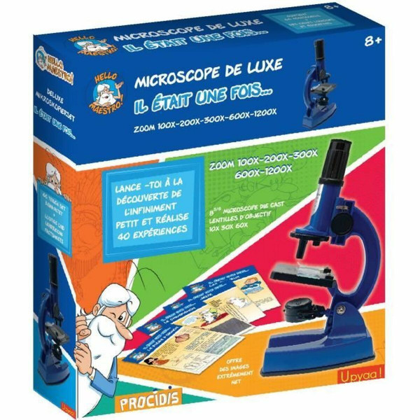 Jeu scientifique Hello Maestro! Microscope de luxe