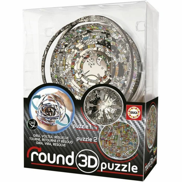 układanka puzzle Educa Round 3D