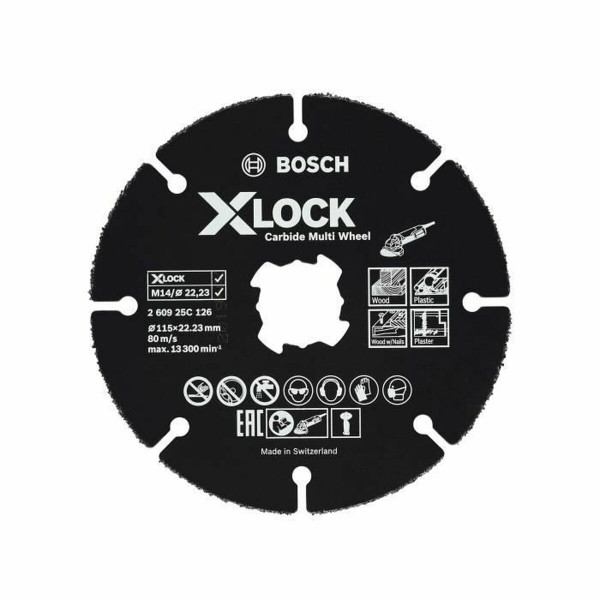 Trennscheibe BOSCH X-Lock Karbid Ø 115 mm