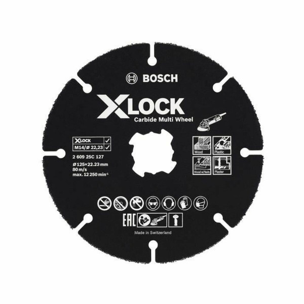 Trennscheibe BOSCH X-Lock Karbid Ø 125 mm