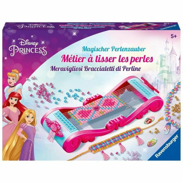 Zestaw do Tworzenia Bransoletek i Naszyjników Ravensburger Disney Princesses loom Fashion creation Plastikowy