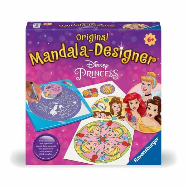 Satz mit Papierhandarbeiten Ravensburger Mandala Midi Disney Princesses