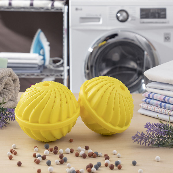 Rūbų skalbimo kamuoliukai be ploviklio Delieco InnovaGoods Pakuotėje yra 2 vienetų