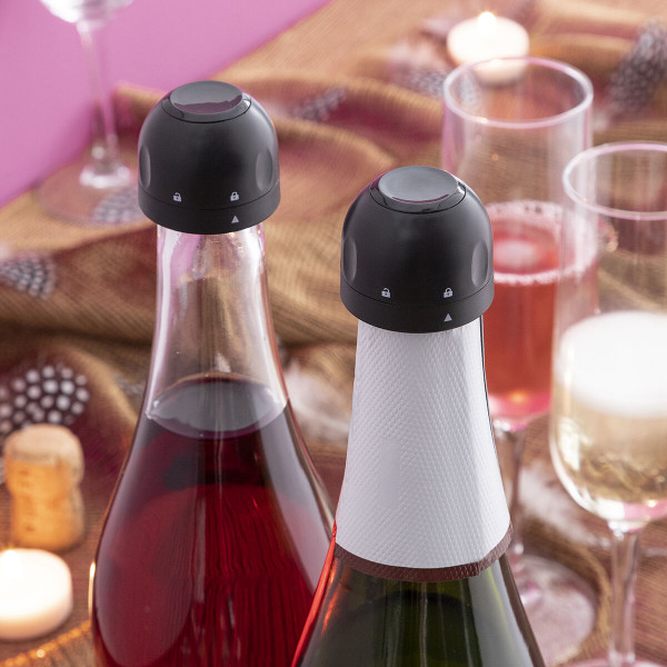 Šampano kamščių rinkinys Fizzave InnovaGoods Pakuotėje yra 2 vienetų