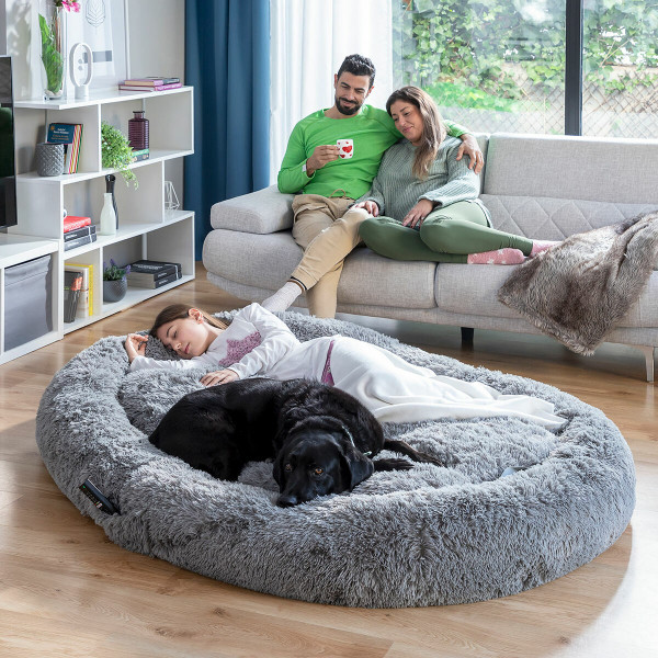 Lit de Chien pour Humains Human Dog Bed XXL InnovaGoods Grey