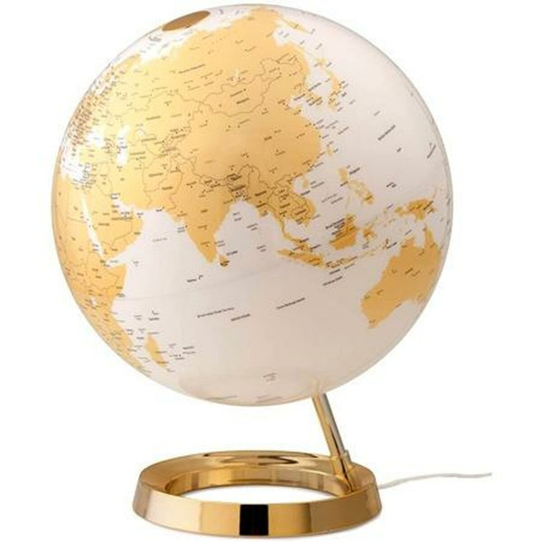 Globe terrestre lumineux Atmosphere Ø 30 cm Doré Plastique