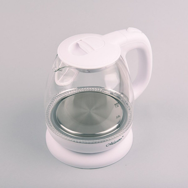 Wasserkocher Feel Maestro MR-055 Weiß Glas 1100 W 1 L