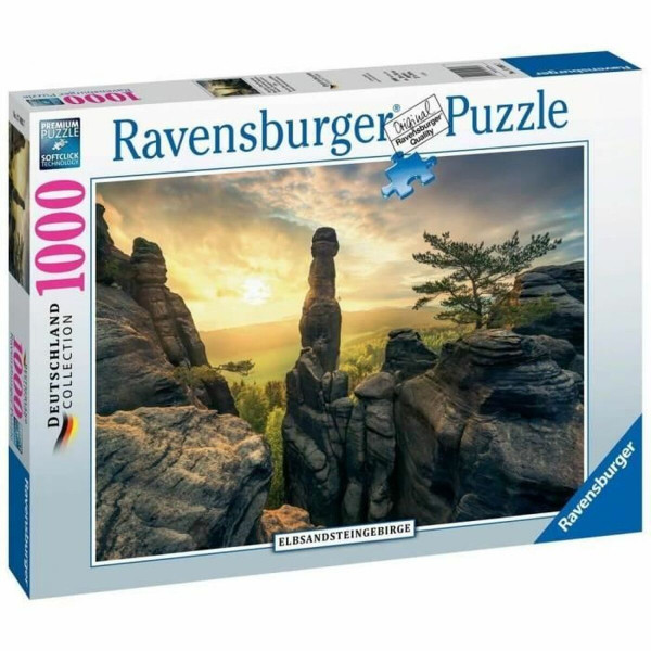 układanka puzzle Ravensburger 17093 Monolith Elbe Sandstone Mountains 1000 Części