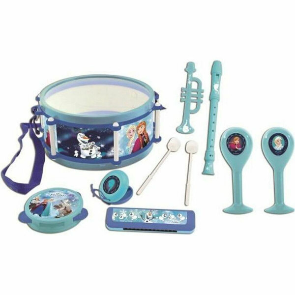 Žaislinių muzikos instrumentų rinkinys Lexibook Frozen Plastmasinis 7 Dalys