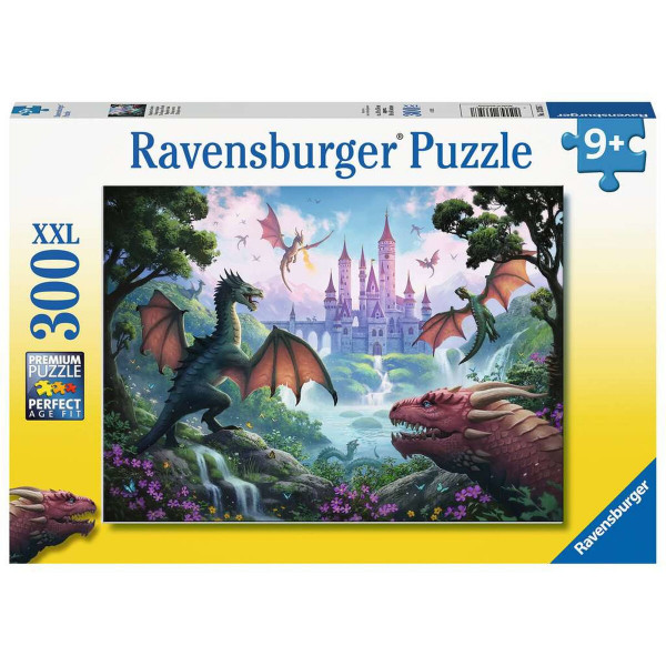 układanka puzzle Ravensburger 13356 The Dragon's Wrath XXL 300 Części