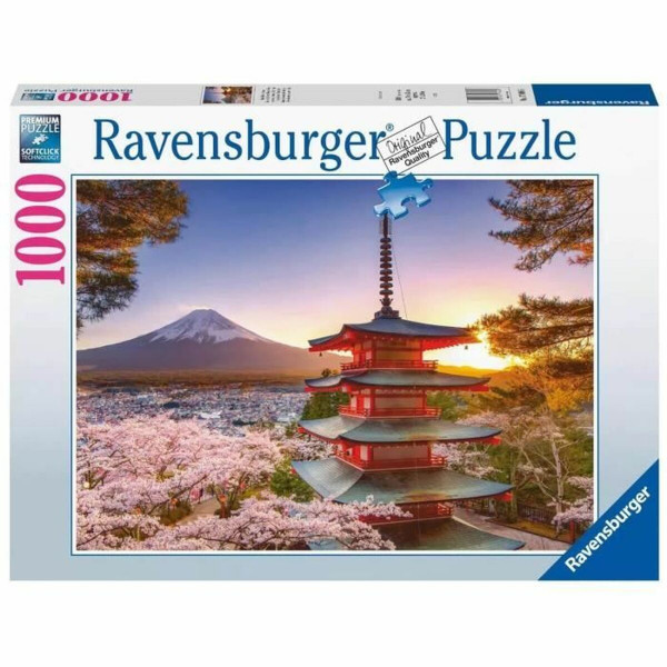 Puzzle Ravensburger 17090 Mount Fuji Cherry Blossom View 1000 Stücke