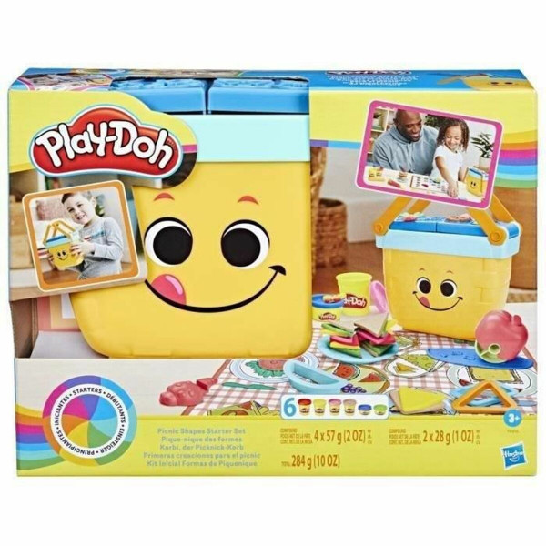 Žaidimas iš plastilino Play-Doh PICNIC SHAPES STARTER SET Spalvotas