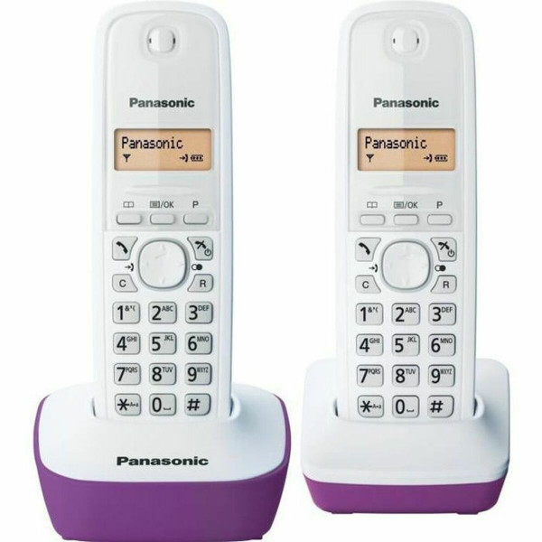 Belaidis telefonas Panasonic KX-TG1612FRF Purpurinė