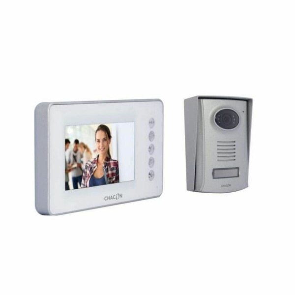 Smarter Video-Türöffner Chacon 34801 Weiß PVC Aluminium