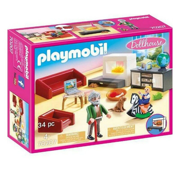 Playset Dollhouse Living Room Playmobil 70207 Valgomojo komplektas (34 pcs)