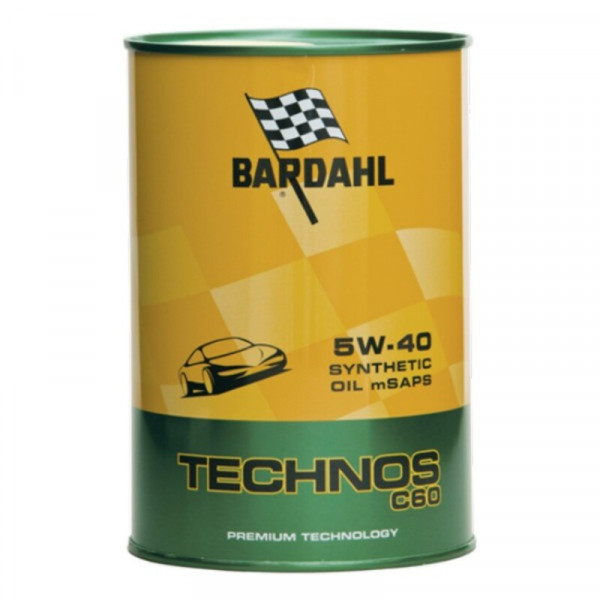 Automobilių variklių alyva Bardahl TECHNOS C60 Exceed SAE 5W 40 (1L)