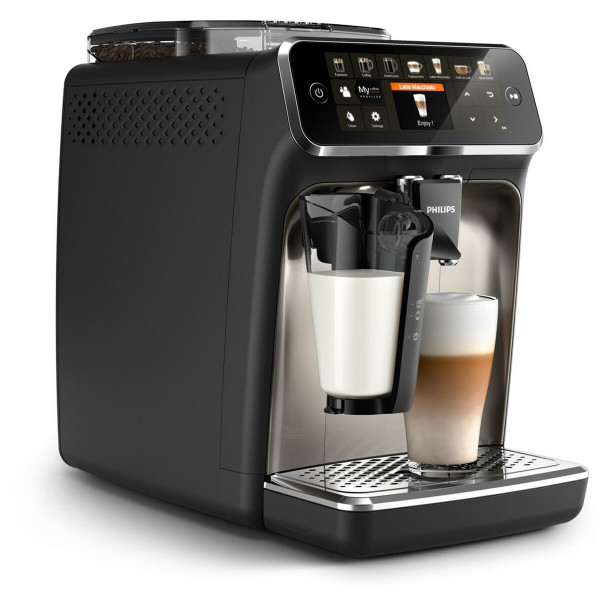 Superautomatic Coffee Maker Philips EP5447/90 Black Chrome 1500 W 15 bar 1,8 L